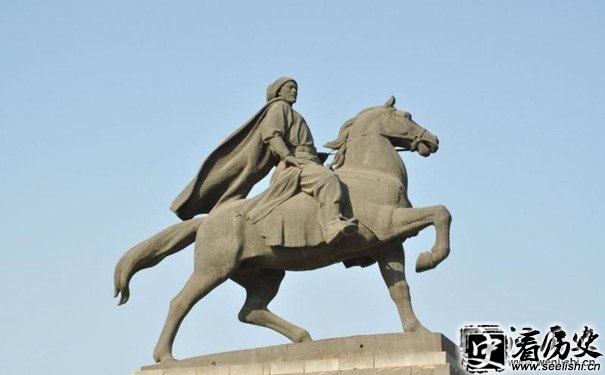 李自成雕像