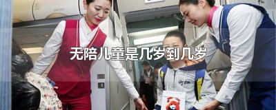 ​无陪儿童是几岁到几岁