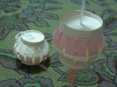 ​儿童手工制作灯笼方法及图片欣赏