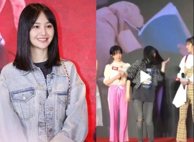 郑爽台上突然自打两耳光 台下观众看的目瞪口呆