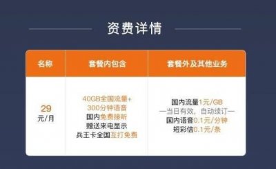 中国联通推兵王卡套餐上线:29元/月,40GB流量全国语音互打免费