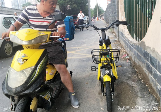 押金只需299元,新款共享电动车现身街头扫码骑走,引来送餐小哥关注