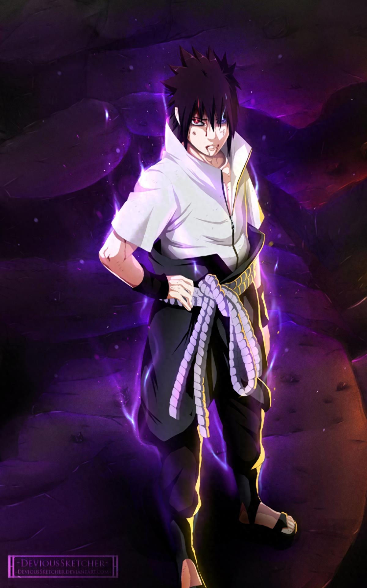 火影忍者竖屏壁纸欣赏,人气帅哥佐助相信是你想要的