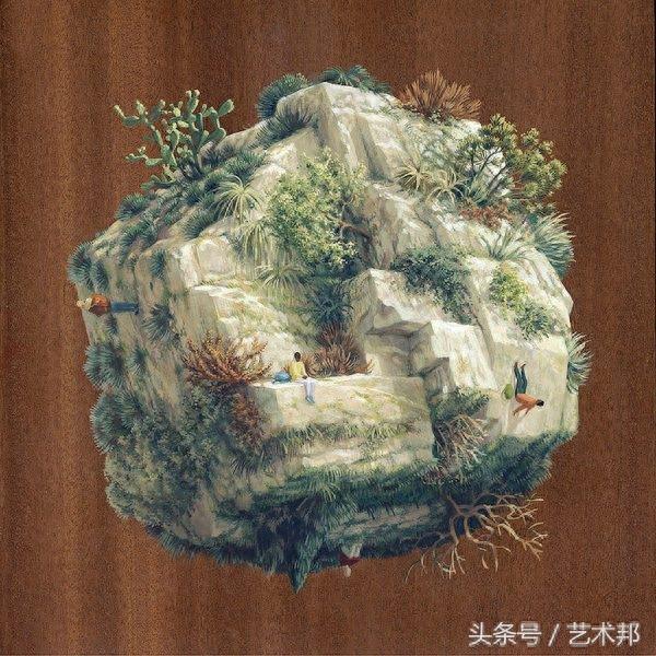 西班牙画家极富创意的24张矛盾空间建筑艺术插画设计欣赏