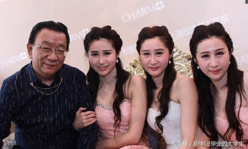 70岁侯耀华全家福，与郭德纲恩怨终了结，三胞胎外甥女太美了