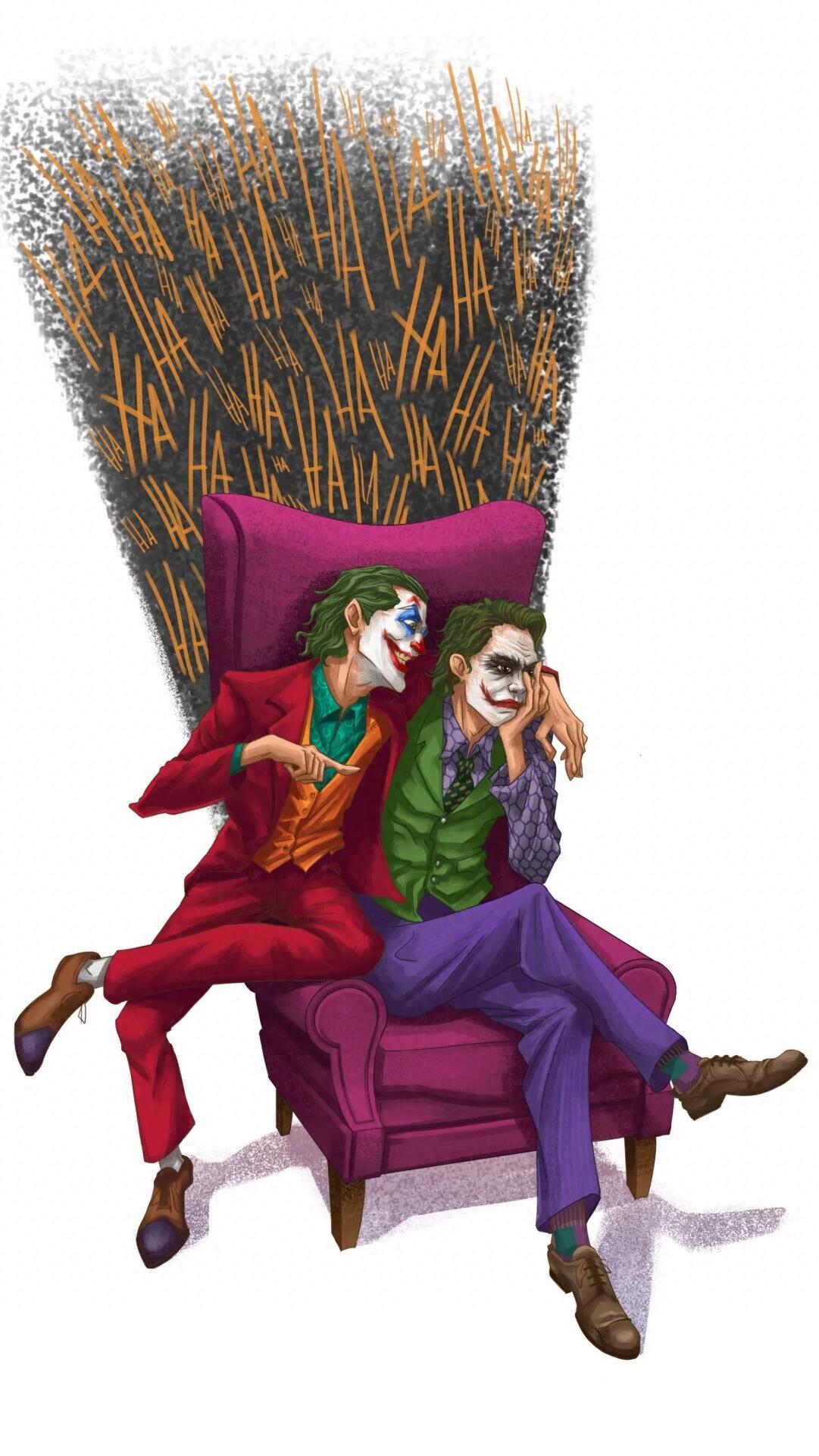 没有人想成为小丑，只是被生活所迫！希斯莱杰壁纸，最爱小丑！