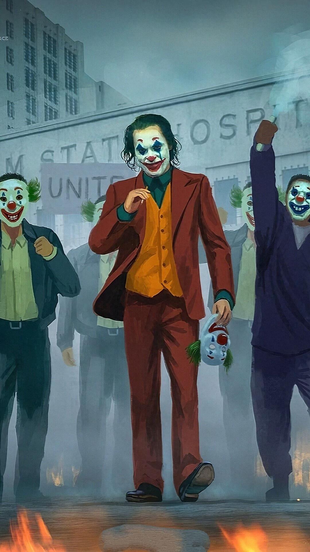 没有人想成为小丑，只是被生活所迫！希斯莱杰壁纸，最爱小丑！