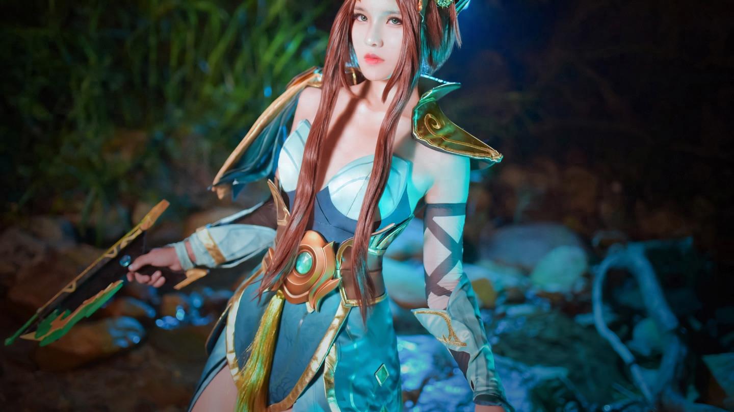 王者荣耀COSPLAY正片虞姬真人cosplay高逼真还原 美得不可方物