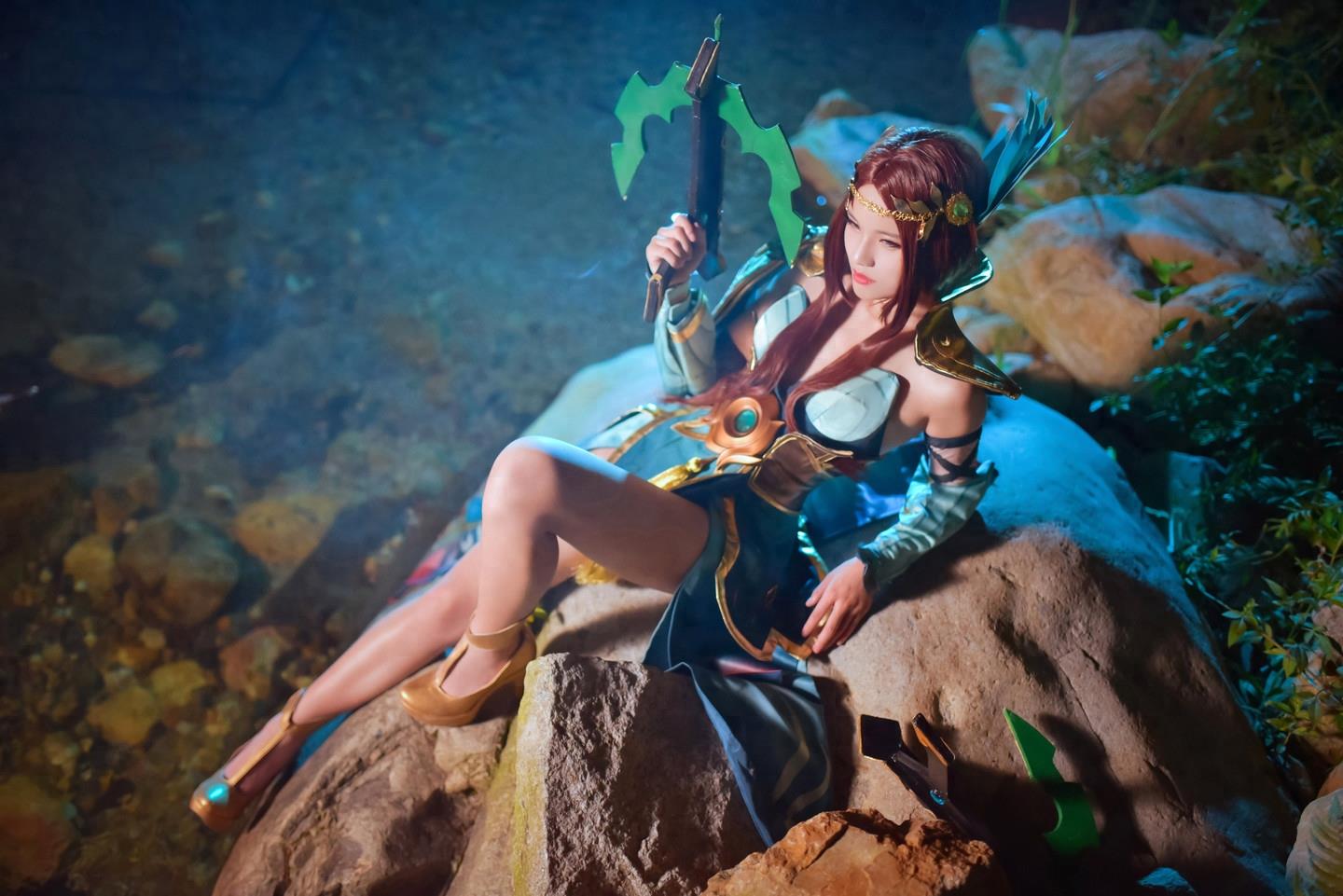 王者荣耀COSPLAY正片虞姬真人cosplay高逼真还原 美得不可方物