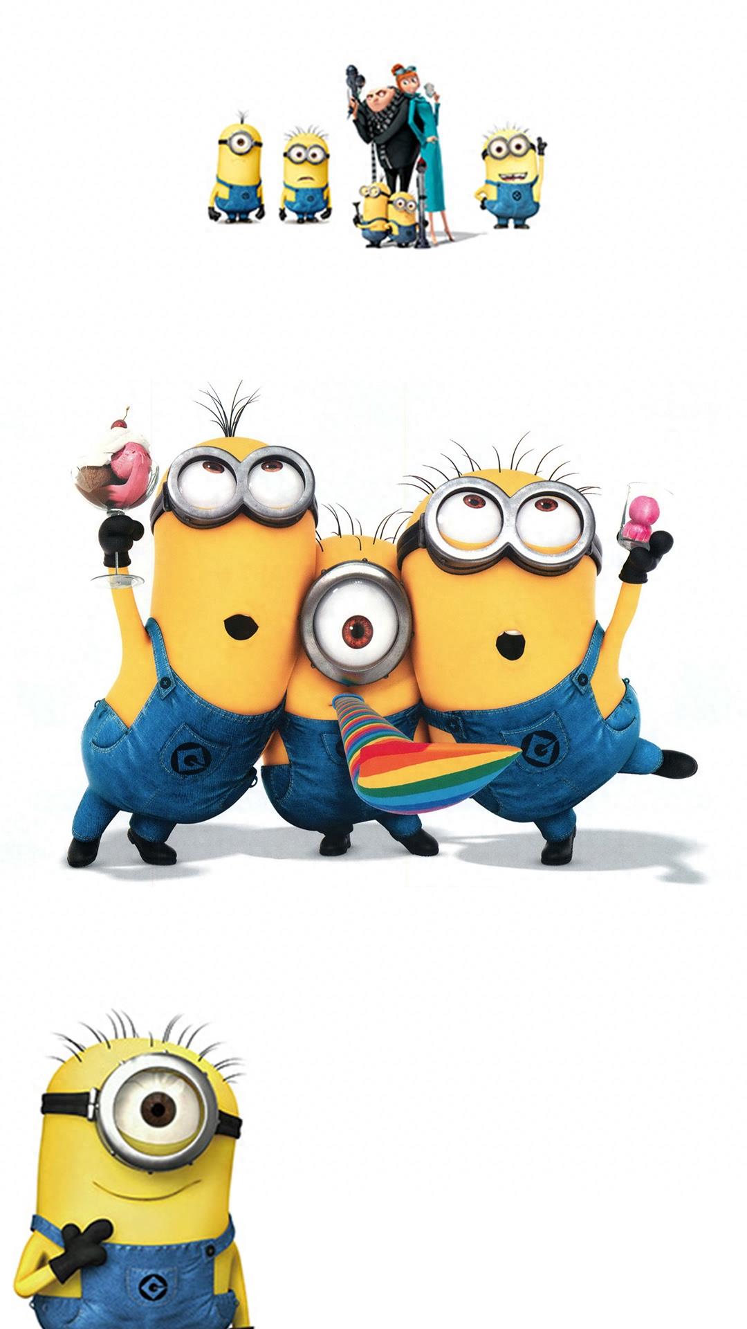 7款小黄人手机壁纸来袭，赶快给自己手机换个壁纸吧！