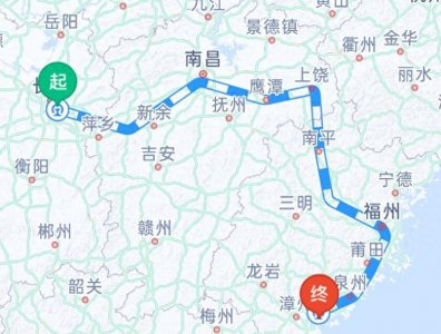 ​看了长沙至厦门的奇葩高铁线路，才认识到长赣高铁对湖南的重要性