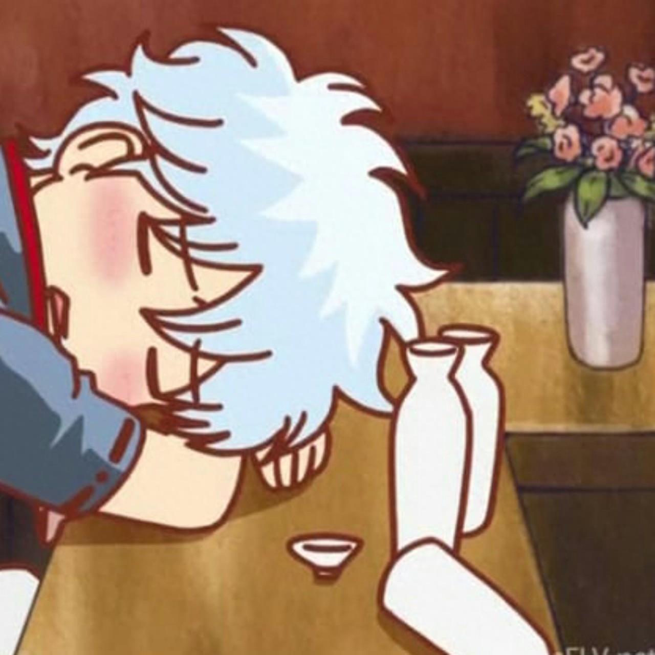 银魂银时可爱无水印男生动漫头像