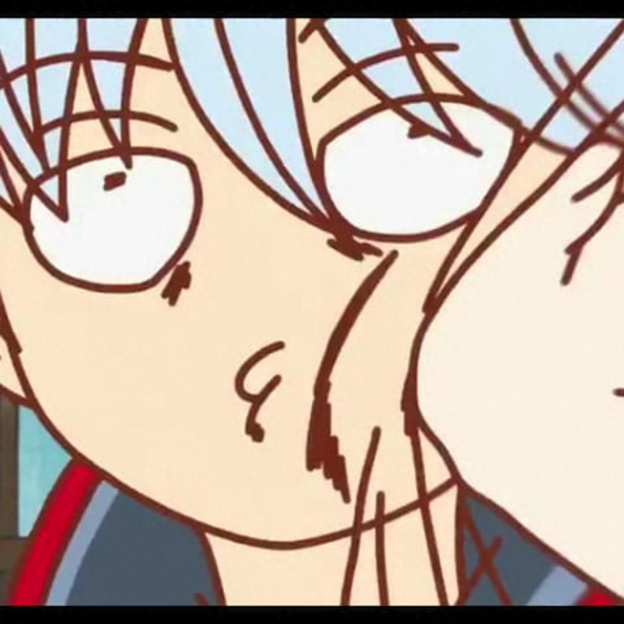 银魂银时可爱无水印男生动漫头像