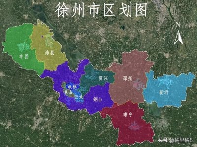 ​江苏省徐州市10县区建成区面积排名