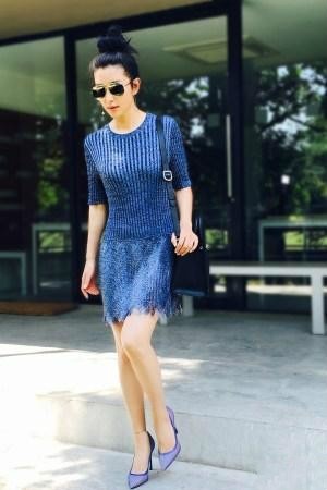 40+李冰冰穿比基尼秀身材，身材打扮似少女！