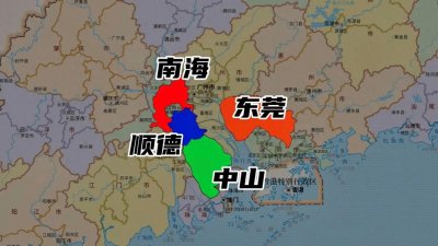 ​曾经所向披靡的广东“四小虎”，如今一虎抵三虎，中山成掉队虎