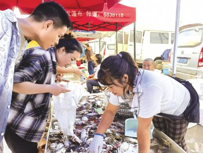 ​开海十余天，烟台市海鲜市场购销两旺