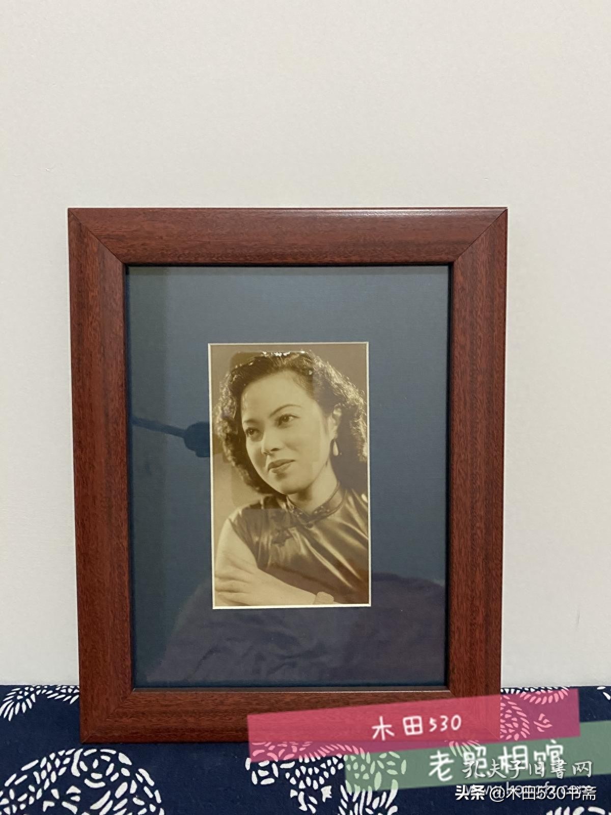 老照片 李香兰民国七大歌后之一、《夜来香》《何日君再来》原唱