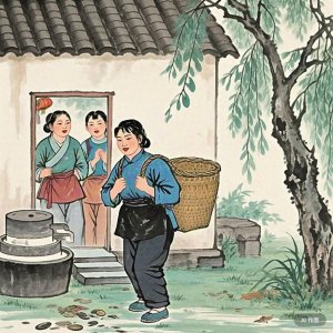 ​村里的王寡妇和傻子好上了