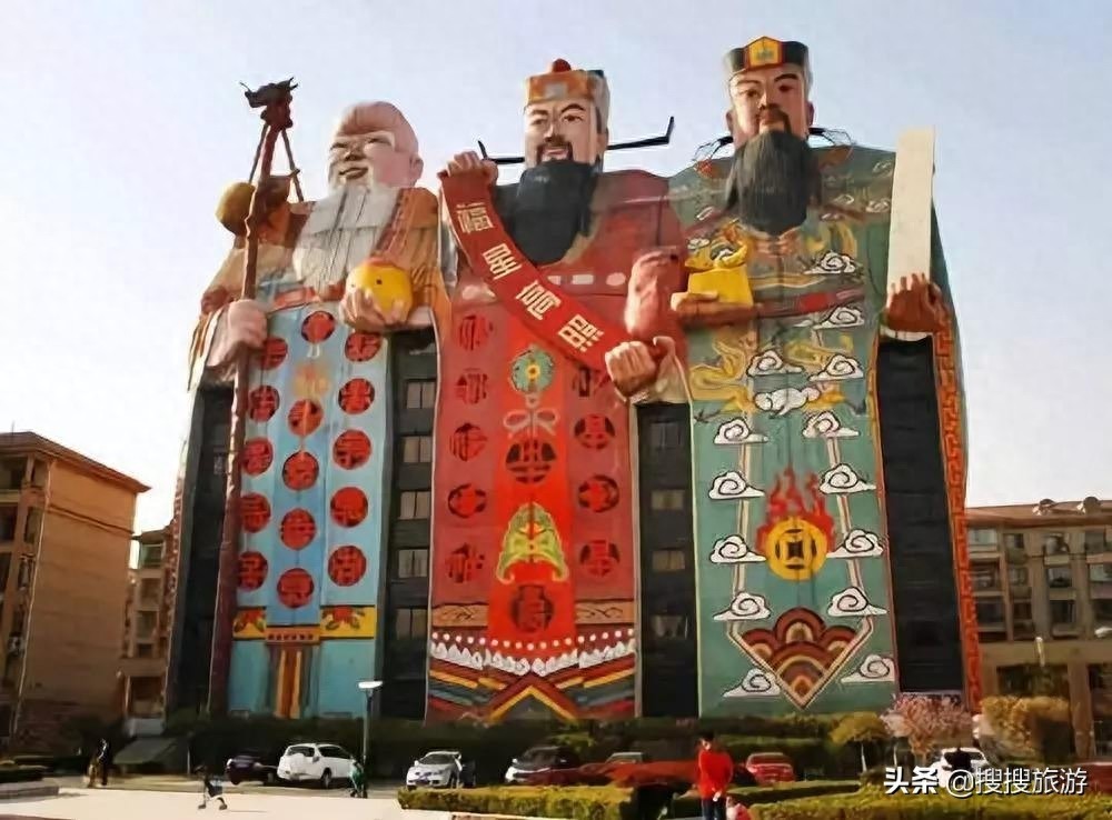 中国奇妙的建筑：三仙下凡，不仔细看都不知道它是个酒店