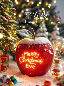 ​2024平安夜祝福图片壁纸，祝你岁岁平安！