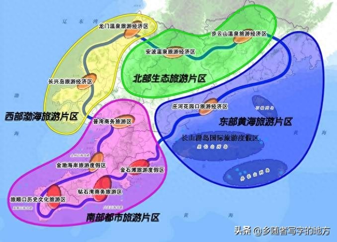 高清!辽宁省大连市城市总体规划图,大连人收藏了。