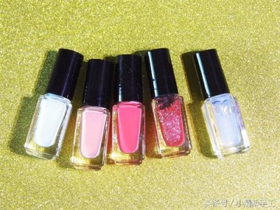 ​美甲DIY，5分钟自己做个甜美系指甲