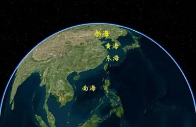 渤海、辽西走廊地形图