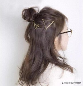 灵动少女感锁骨发这样扎起来真好看,几款漂亮扎发发型试试看吧