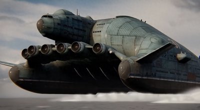 ​苏联设计的地效航母有多疯狂？可携25架战斗机飞行，重量达5000吨