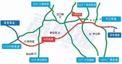​广东在建的中开高速，预计2024年全线贯通