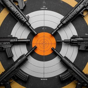 ​军事迷爱分享:盘点全球前五的半自动突击步枪