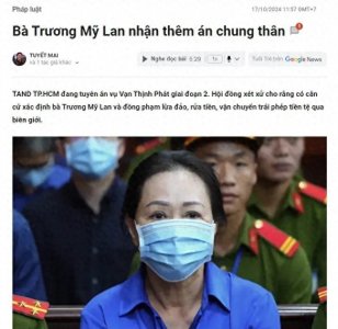 ​越南大亨张美兰改判无期徒刑，赔偿86亿人民币给3万多名受害者！