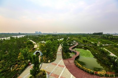 ​给你一个清凉的夏天 西咸沣东新城沣河湿地公园