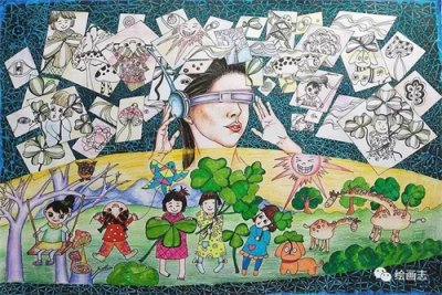​科幻画素材—25种类型科学幻想绘画比赛获奖作品欣赏，点击收藏