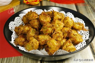​炸萝卜丸子不加一滴水，老式做法，丸子外酥里软，放10天也不硬