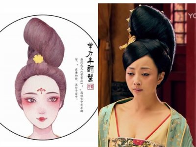 ​看惯奇葩的古装发型，来品味一下真正的古装发型，看哪款美到你了