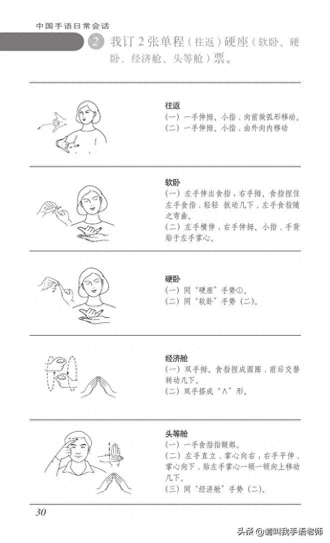 中国手语基础教程。请收藏我吧