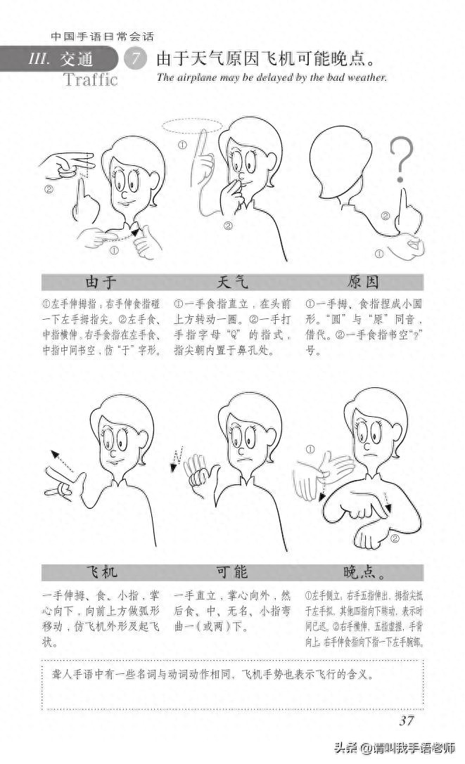 中国手语基础教程。请收藏我吧