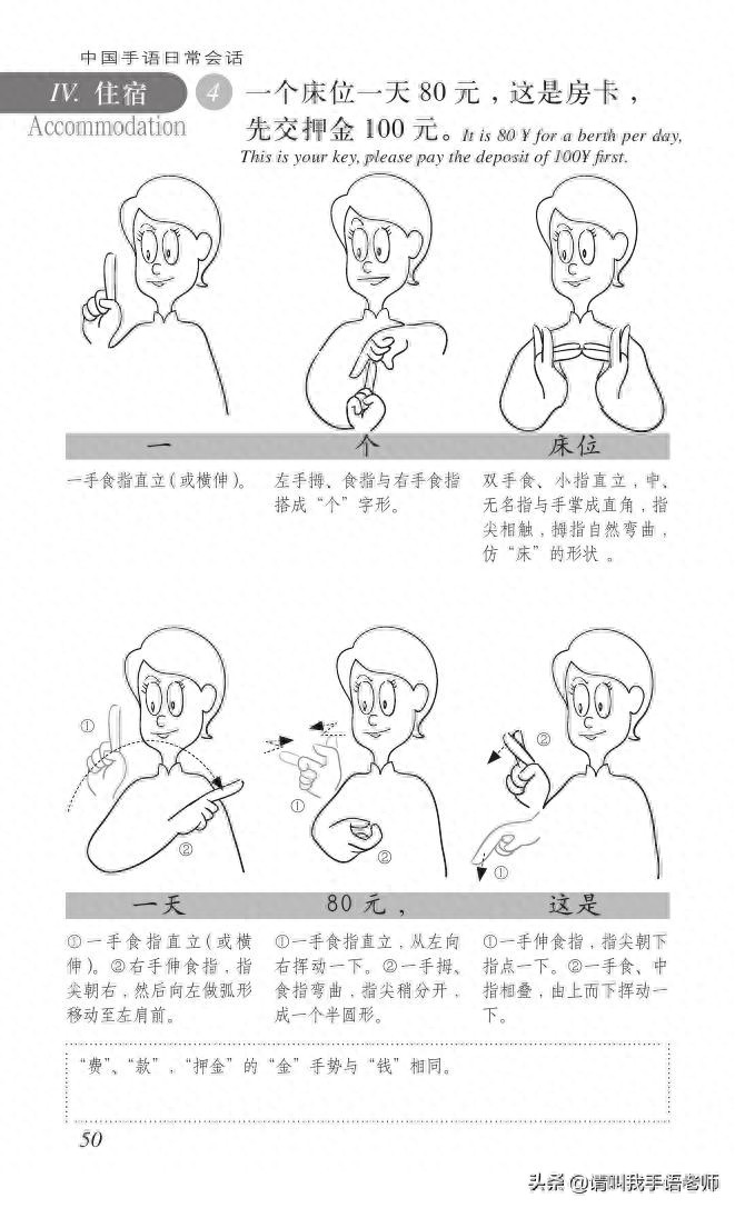 中国手语基础教程。请收藏我吧