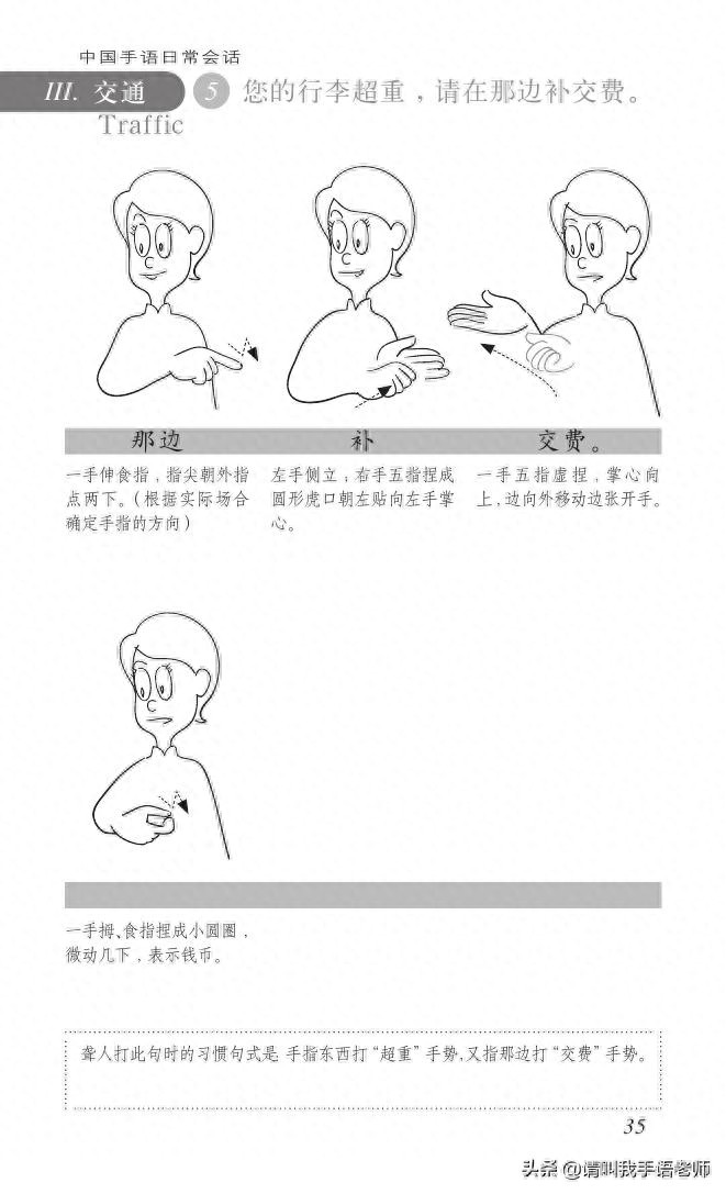 中国手语基础教程。请收藏我吧