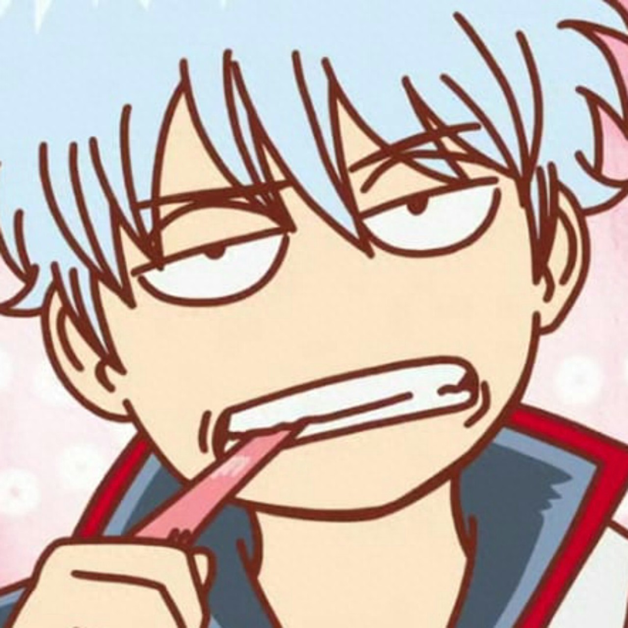 银魂银时可爱无水印男生动漫头像