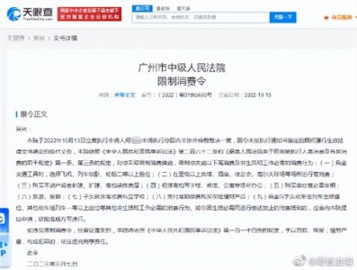 ​吴亦凡表哥吴林再被限制消费