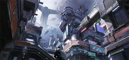 一组画面宏伟的科幻题材插画作品欣赏！有很多脑洞大开的创意设计