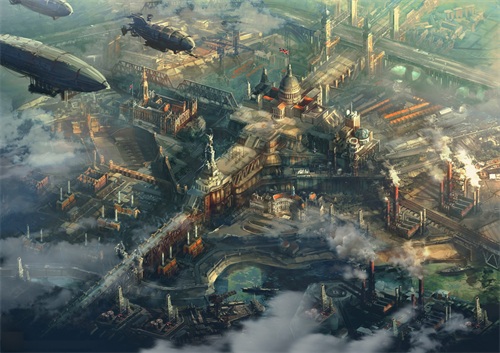 一组画面宏伟的科幻题材插画作品欣赏！有很多脑洞大开的创意设计