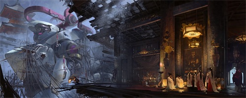 一组画面宏伟的科幻题材插画作品欣赏！有很多脑洞大开的创意设计