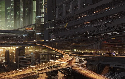 一组画面宏伟的科幻题材插画作品欣赏！有很多脑洞大开的创意设计